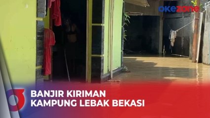 Banjir Kiriman, Ratusan Rumah di Kampung Lebak Bekasi Terendam