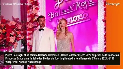 PHOTOS Beatrice Borromeo : Diamants et robe gold, son mari Pierre Casiraghi subjugué par sa beauté au Bal de la Rose