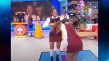 Pelea Galilea Montijo Se agarra con Andrea Escalona en vivo en plena transmisión del programa Hoy