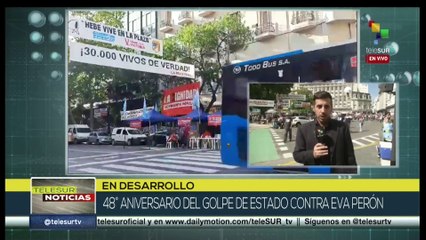 Argentina conmemora a las víctimas de la última dictadura cívico militar
