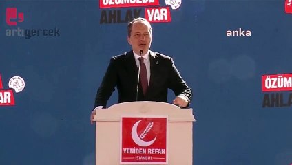 Erbakan: Yolunu şaşırmış birine rozet taktınız kısmı