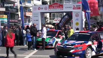 Ege Rallisi'nde dereceye girenler kupalarını aldı