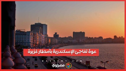 آخر نوة هذا الشتاء.. "عوة" تفاجئ الإسكندرية بأمطار غزيرة