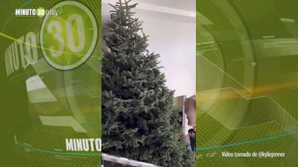 Kylie Jenner presume su gigantesco árbol de Navidad