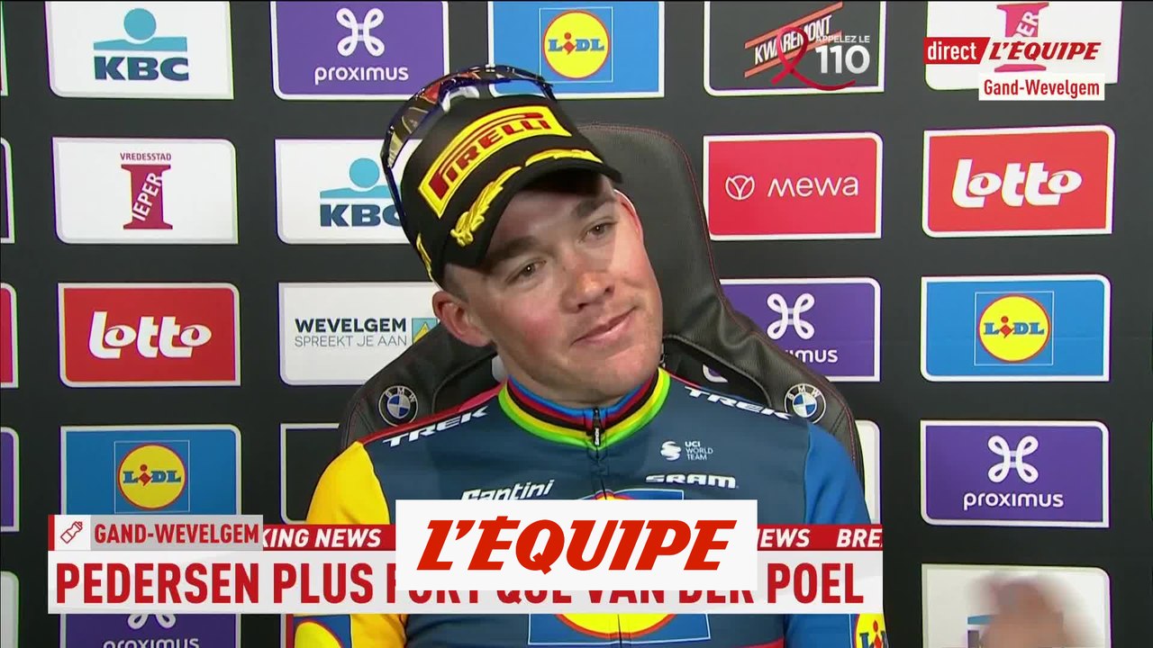 Pedersen : « C'était un pari » - Cyclisme - Gand-Wevelgem
