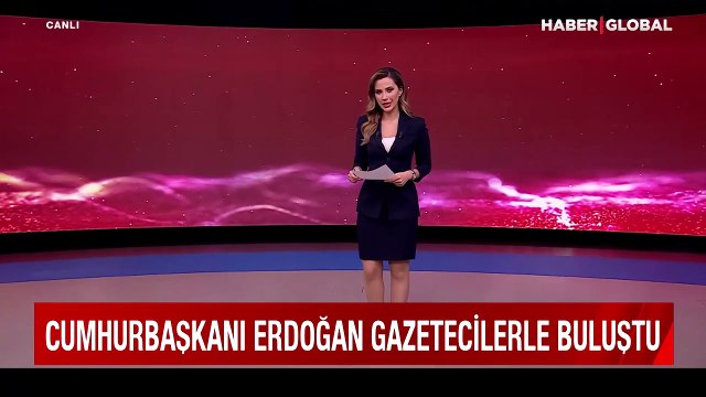 Cumhurbaşkanı Erdoğan miting sonrası gazetecilerle buluştu