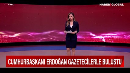 Cumhurbaşkanı Erdoğan miting sonrası gazetecilerle buluştu