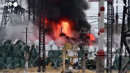 Ucraina, colpita una sottostazione elettrica a Kharkiv: blackout