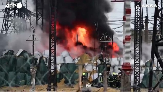 Ucraina, colpita una sottostazione elettrica a Kharkiv: blackout