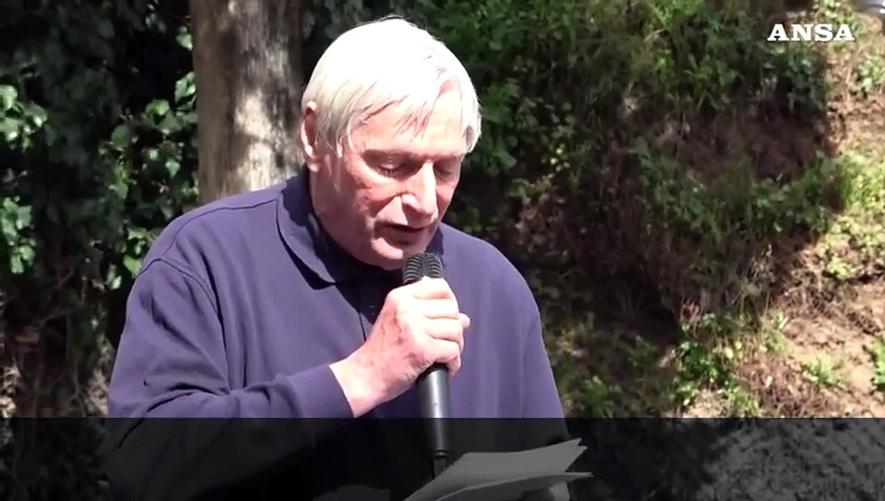 Fosse Ardeatine, don Ciotti: "Le vittime chiedono impegno alla pace"