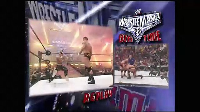 FULL MATCH - Angle vs. Mysterio vs. Orton - World Heavyweight Title Triple Threat WrestleMania 22