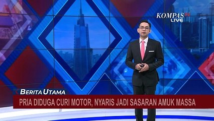 Download Video: Diduga Hendak Curi Motor, Pemuda Nyaris Babak Belur Diamuk Massa