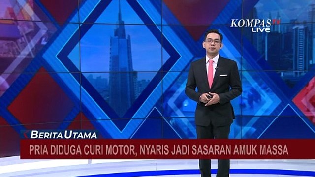 Diduga Hendak Curi Motor, Pemuda Nyaris Babak Belur Diamuk Massa