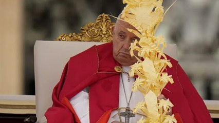 El Papa, fatigado, no pronuncia la homilía del Domingo de Ramos
