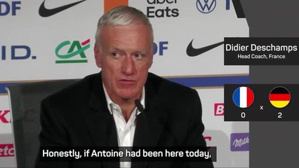 Deschamps highlights Griezmann absence in Germany defeat