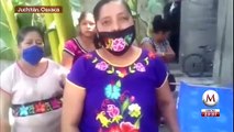 Hacen cubrebocas artesanales en Oaxaca