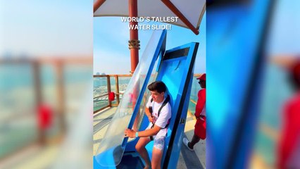 El tobogán acuático más alto del mundo se encuentra en Doha, en el ‘Meryal Waterpark’