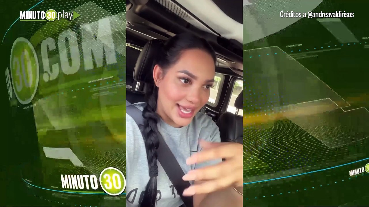 Andrea Valdiri le contó a sus seguidores que tuvo que ser hospitalizada debido a que al parecer le picó un alacrán