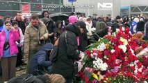 NO COMMENT: Rusia rinde homenaje a las víctimas del atentado en la sala de conciertos en Moscú