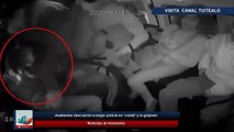 Asaltantes descubren a mujer policía en 'combi' y la golpean en Iztapalapa