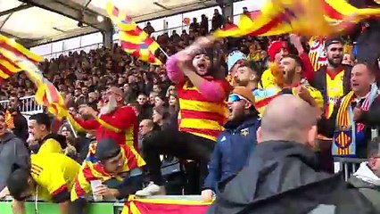 TOP 14 - Essai de Tavite VEREDAMU (USAP) - Oyonnax Rugby - USA Perpignan