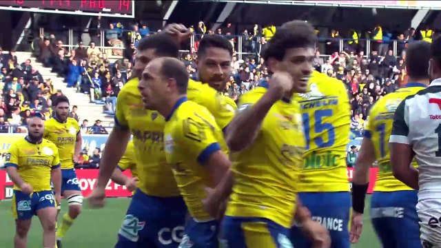 TOP 14 - Essai de Joris JURAND (ASM) - ASM Clermont - Section Paloise
