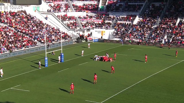 TOP 14 - Essai de Swan REBBADJ (RCT) - RC Toulon - Montpellier Hérault Rugby
