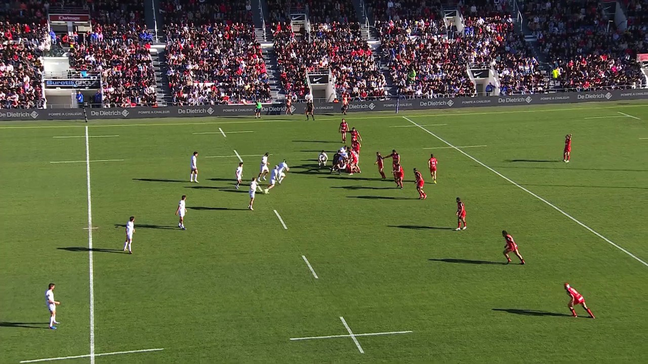 TOP 14 - Essai de Samuel SIMMONDS (MHR) - RC Toulon - Montpellier Hérault Rugby