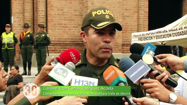 23-03-18 Policia dispondra dispositivos en los 10 municipios del Valle de Aburra durante Semana Santa