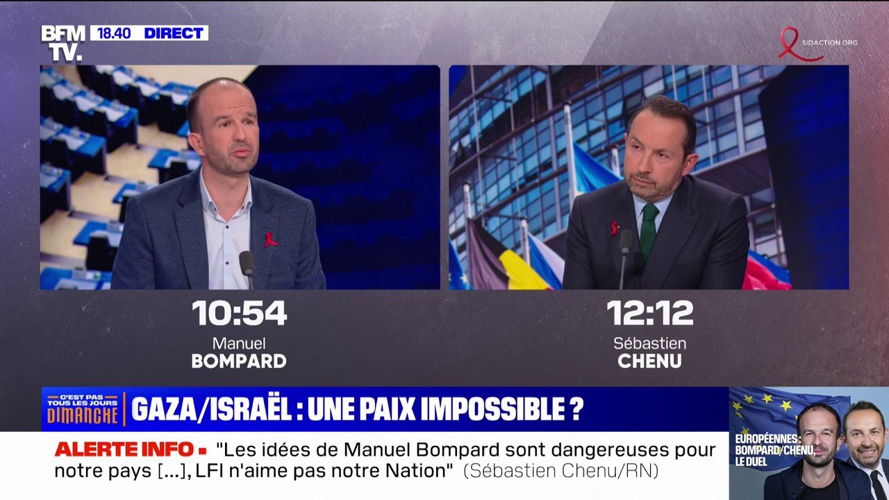 Manuel Bompard (LFI) à Sébastien Chenu (RN): "Vous fermez les yeux sur le génocide en cours à Gaza"