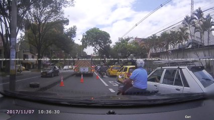 07-11-17 Varios incidentes de transito sobre la 80 tienen reducida la movilidad
