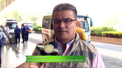 26-12-17 72000 vehiculos se han desplazado por terminales Medellin estos dias decembrinos