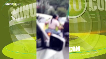 Pero Qué irresponsabilidad Graban a parrillera con dos bebés en moto por San Javier