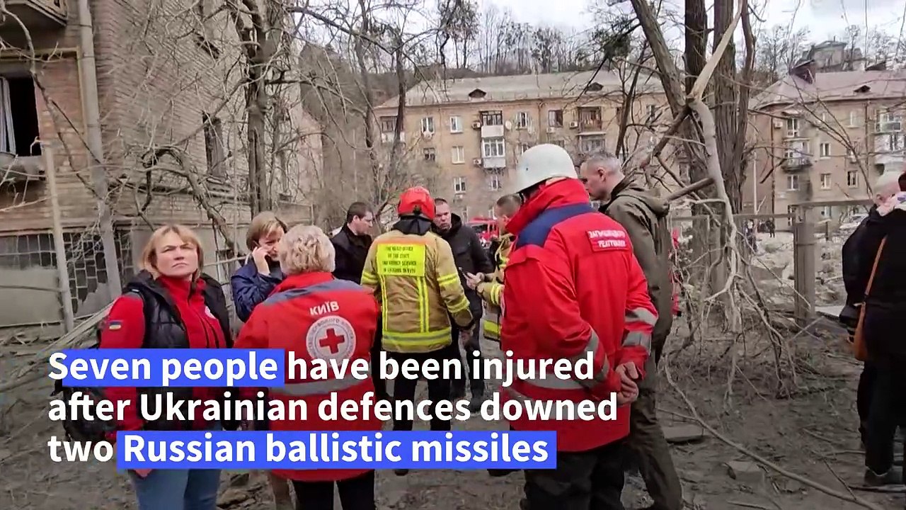Seven injured in Russian missile attack on Ukrainian capital Kyiv