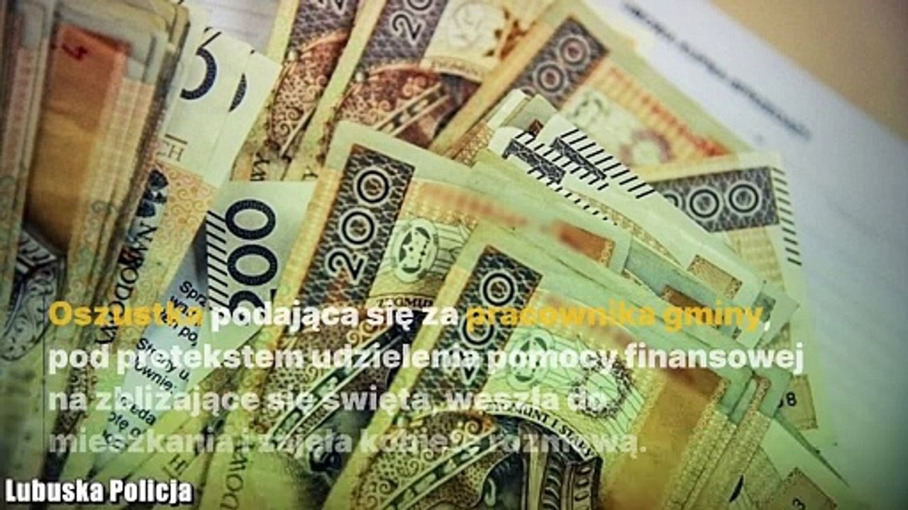 Lubuszanka okradziona. Oszustka podawała się za pracownika gminy
