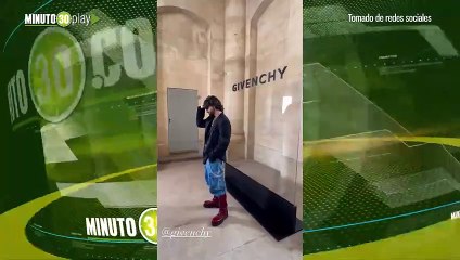 Maluma se roba toda la atención con sus pintas en la Semana de la Moda de París