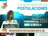 Luis Alejandro Ratti presenta su candidatura al CNE para las elecciones presidenciales 2024