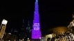 Spectacular Light Show as Burj Khalifa Turned into World’s Tallest Donation Box