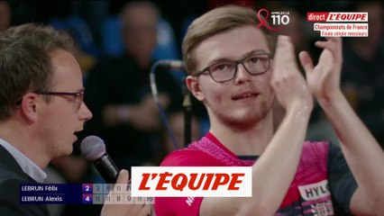 « Un truc de fou » - Tennis de table - ChF (H) - A.Lebrun