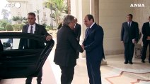 Medio Oriente, Guterres ricevuto al Cairo dal presidente Al Sisi