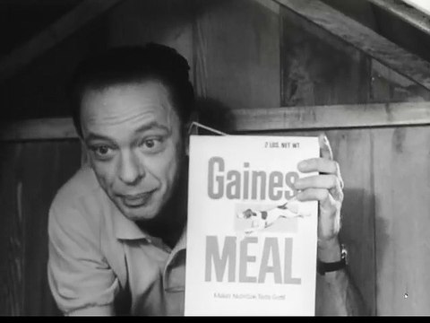 1960s Don Knotts Gaines dog food