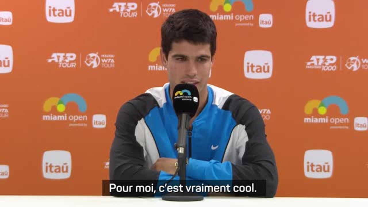 Miami - Alcaraz sur le tweet de Murray : "C'est dingue !"