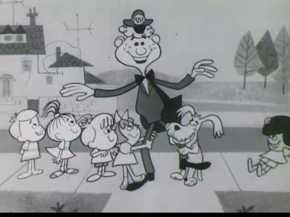 1960s Alpha Bits - Lovable Truly Postman TV commercial