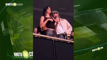 Qué amorío Kendall Jenner y Bad Bunny juntos en concierto