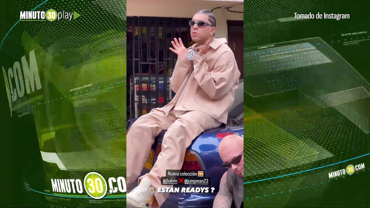 J Balvin estuvo por las calles de Medellín