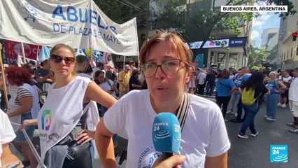 Argentina conmemora a las víctimas de la última dictadura militar con Javier Milei en el poder