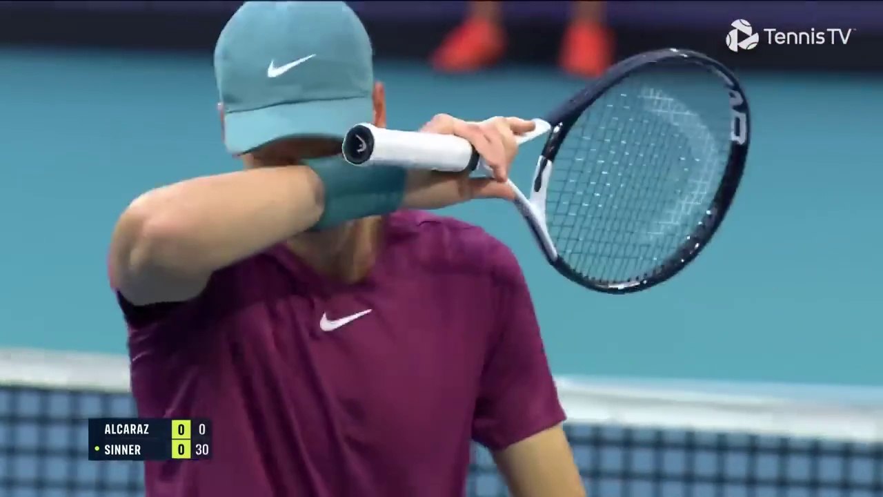Jannik Sinner vs Carlos Alcaraz - Miami 2023 Semifinal - Highlights
