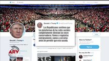 Trump amenaza con cerrar las redes sociales tras incidente con Twitter