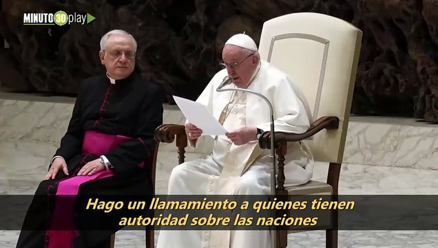El papa pide un alto el fuego en Ucrania y el inicio de negociaciones de paz