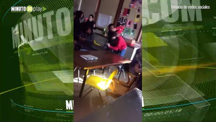Alumno defiende a profesora que fue golpeada por otro estudiante